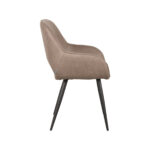 Eetkamerstoel_Fer_58x57x87_Cm_Micro_Suede_Taupe_Zijkant
