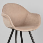 Eetkamerstoel_Forli_60x58x83_Zand_Fluweel_Detail