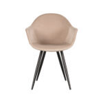 Eetkamerstoel_Forli_60x58x83_Zand_Fluweel_Voorkant