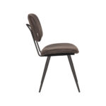 Eetkamerstoel_Fos_Antraciet_Leder_49x60x87_cm_Zijkant