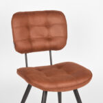 Eetkamerstoel_Gus_Cognac_Microvezel_49x60x87_cm_Detail
