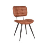 Eetkamerstoel_Gus_Cognac_Microvezel_49x60x87_cm_Perspectief