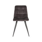 Eetkamerstoel_Jelt_Antraciet_Velours_45x56x85_cm_Voorkant