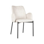 Eetkamerstoel_Joni_55x60x86_Cm_Creme_Elegance_Perspectief