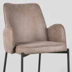 Eetkamerstoel_Joni_55x60x86_Cm_Taupe_Micro_Suede_Detail