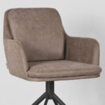 Eetkamerstoel_Joy_58x63x83_Cm_Taupe_Micro_Suede_Detail