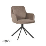 Eetkamerstoel_Joy_58x63x83_Cm_Taupe_Micro_Suede_Perspectief360
