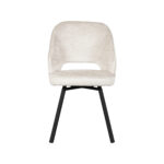 Eetkamerstoel_Lewis_52x58x84_Cm_Creme_Elegance_Voorkant