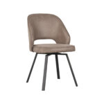 Eetkamerstoel_Lewis_52x58x84_Cm_Taupe_Micro_Suede_Perspectief