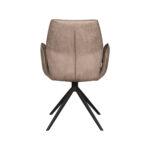 Eetkamerstoel_Mellow_58x63x92_Cm_Taupe_Micro_Suede_Achterkant