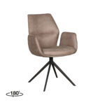 Eetkamerstoel_Mellow_58x63x92_Cm_Taupe_Micro_Suede_Perspectief_180