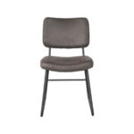 Eetkamerstoel_Noah_Antraciet_Micro_Suede_47x61x85_cm_Voorkant