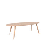 Eettafel_Ines_240x110x76_Cm_Naturel_Eikenhout_Perspectief