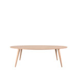 Eettafel_Ines_240x110x76_Cm_Naturel_Eikenhout_Voorkant