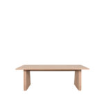 Eettafel_Jule_210x100x75_cm_Naturel_Eikenhout_Voorkant