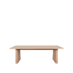 Eettafel_Jule_240x100x75_cm_Naturel_Eikenhout_Voorkant