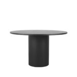 Eettafel_Oliva_130x130x75_Cm_Zwart_Eikenhout_Voorkant_1