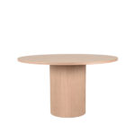 Eettafel_Oliva_130x130x75_cm_Naturel_Eiken_Perspectief