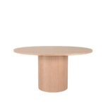 Eettafel_Oliva_150x130x75_Cm_-Uitschuifbaar_50_Cm_Naturel_Eikenhout_Voorkant1
