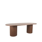 Eettafel_Oliva_240x110x75_Cm_Walnoot_Eikenhout_Perspectief