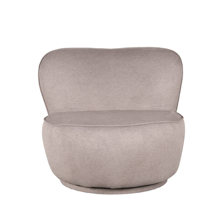 LABEL51 Fauteuil Bunny - Taupe - Microfiber - One Size
