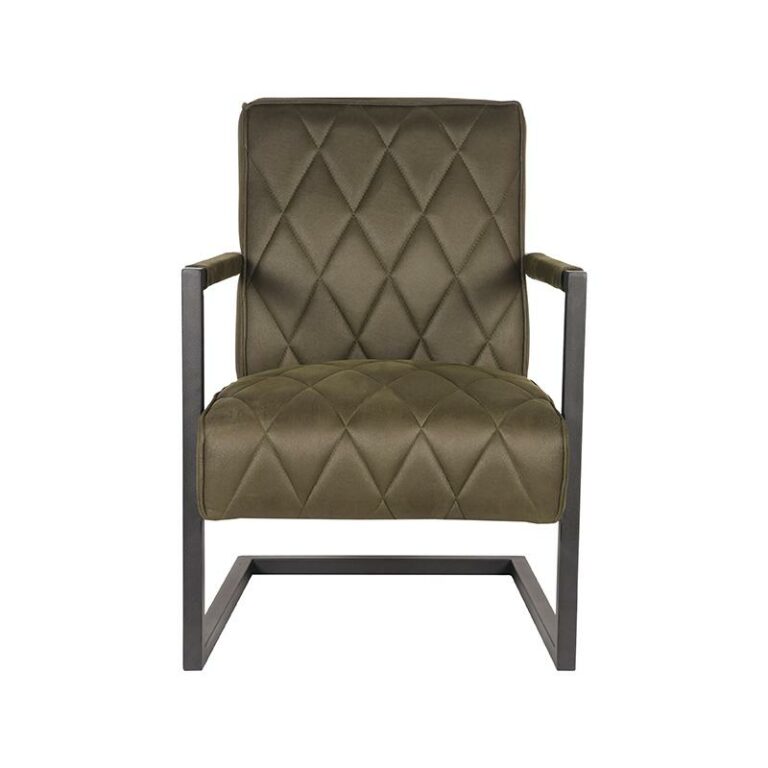 D-MAXX Fauteuil Denmark - Army green - Microfiber