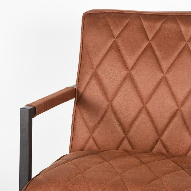 D-MAXX Fauteuil Denmark - Cognac - Microfibre