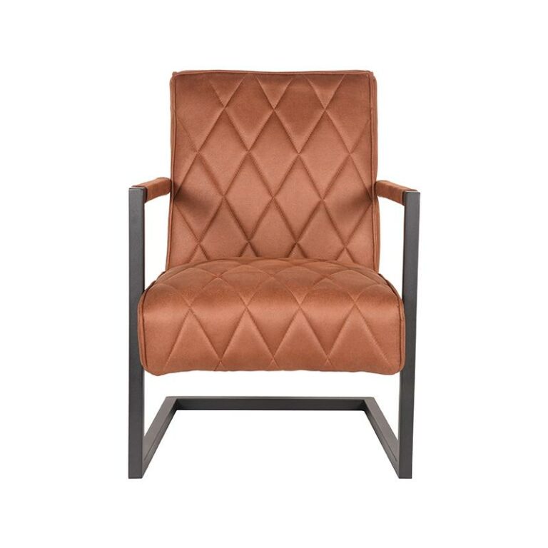 D-MAXX Fauteuil Denmark - Cognac - Microfibre