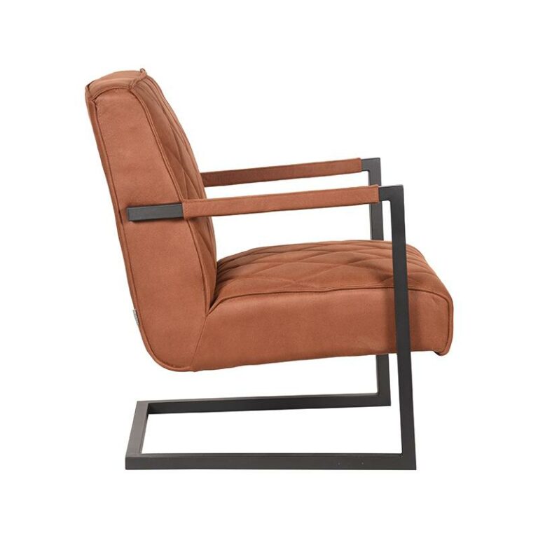 D-MAXX Fauteuil Denmark - Cognac - Microfibre