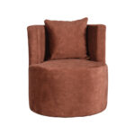 Fauteuil_Evy_65cm_Rust_Velours_Voorkant