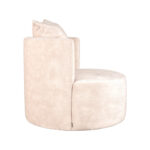 Fauteuil_Evy_90cm_Naturel_Velours_Zijkant_1