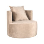 Fauteuil_Evy_90x90x75_Cm_Zand_Velours_Perspectief