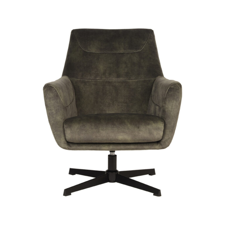 LABEL51 Armchair Toby - Hunter - Velvet - One Size