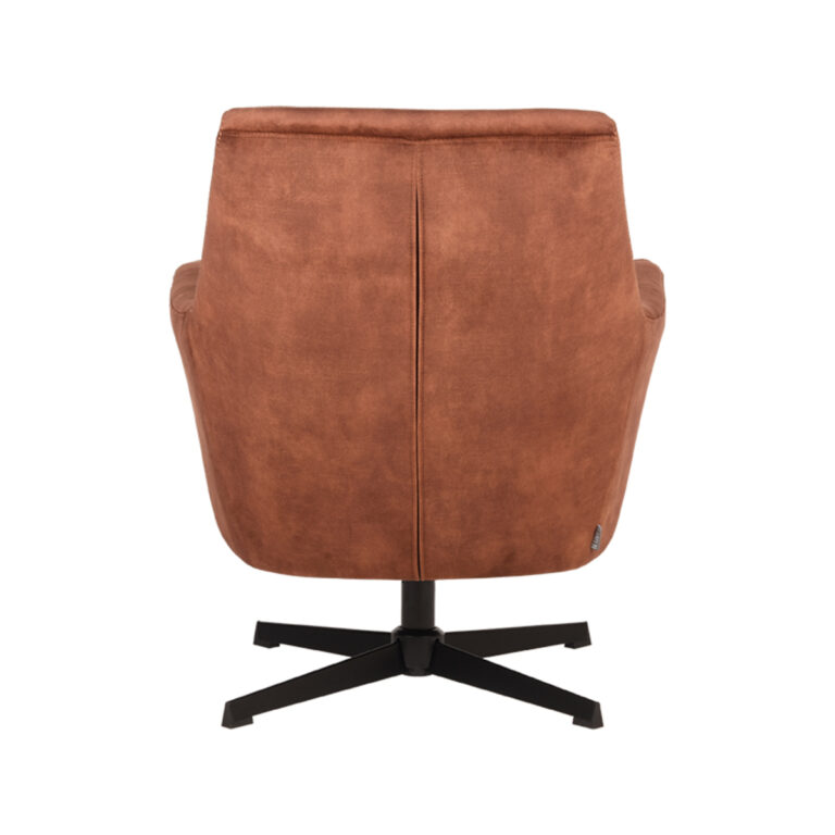 LABEL51 Fauteuil Toby - Rust - Velours - One Size