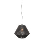 Hanglamp_Ibiza_Diamond_1-Lichts_Zwart_25x25x150_Cm_Voorkant