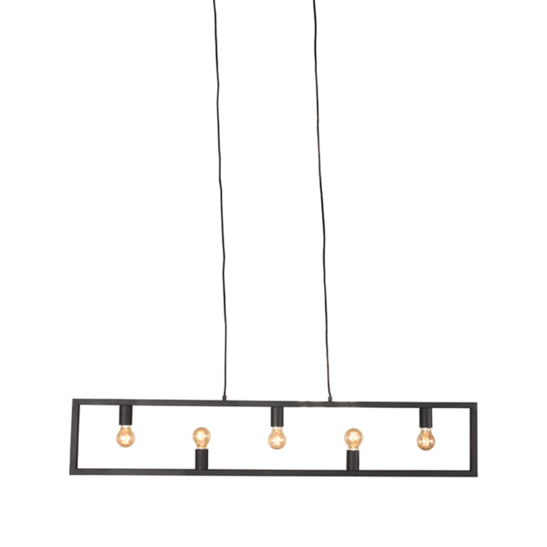 LABEL51 Hanglamp Quadrato - Zwart - Metaal - Hanglamp