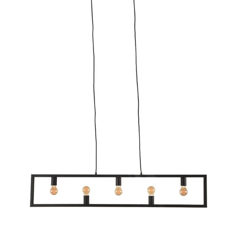 LABEL51 Hanglamp Quadrato - Zwart - Metaal - Hanglamp