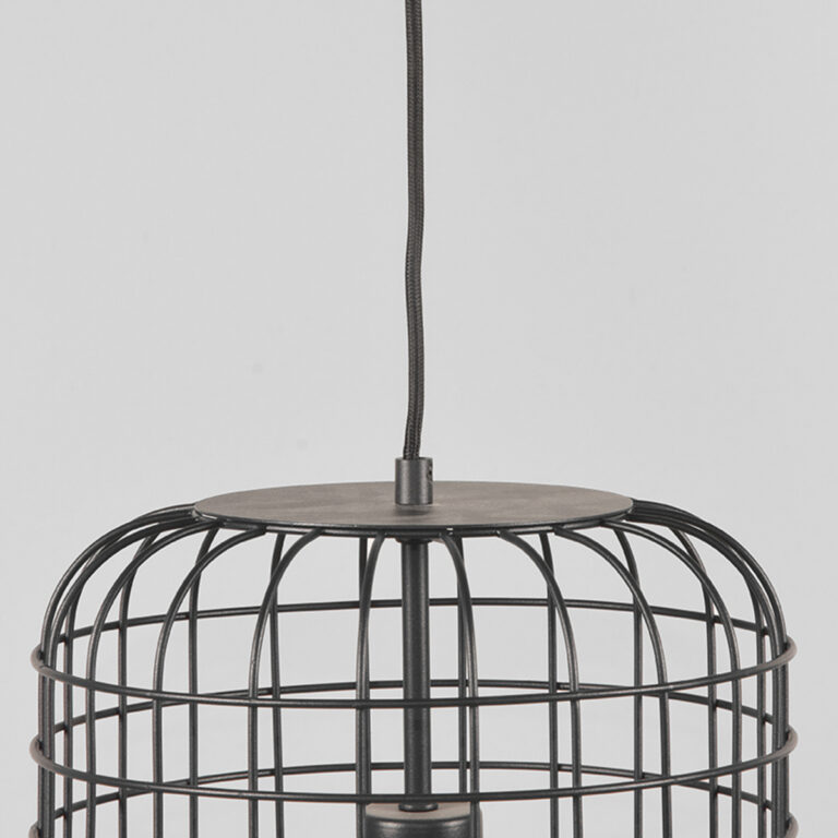 LABEL51 Hanglamp Solido - Zwart - Metaal - 1-Lichts