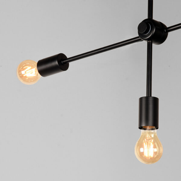 Hanglamp_Stilo_70x70x70_Cm_Zwart_Metaal_Detail