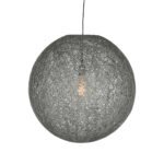 Hanglamp_Twist_Grijs_Vlas_55x55x55_cm_Voorkant_Aan