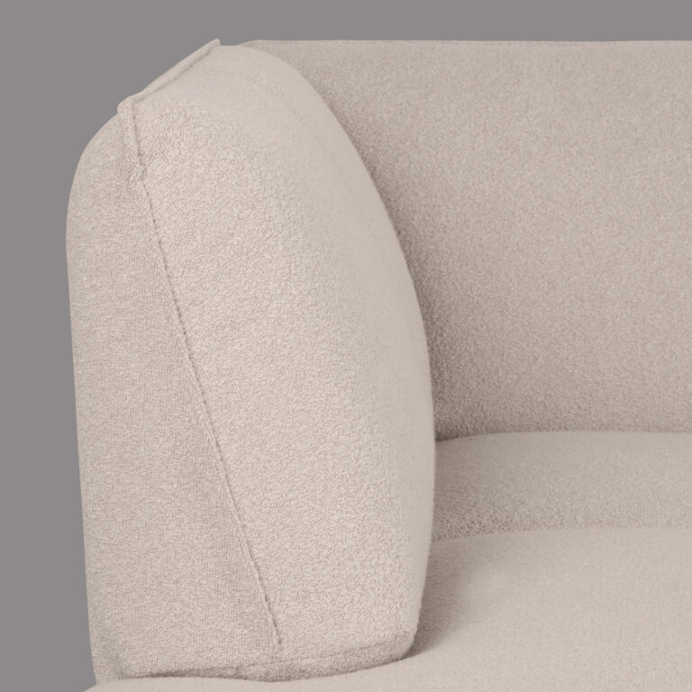 LABEL51 Hoekbank Pesaro - Naturel - Boucle - Links