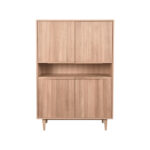 Hoge_Kast_Jule_110x49x158_Cm_Naturel_Eikenhout_Voorkant