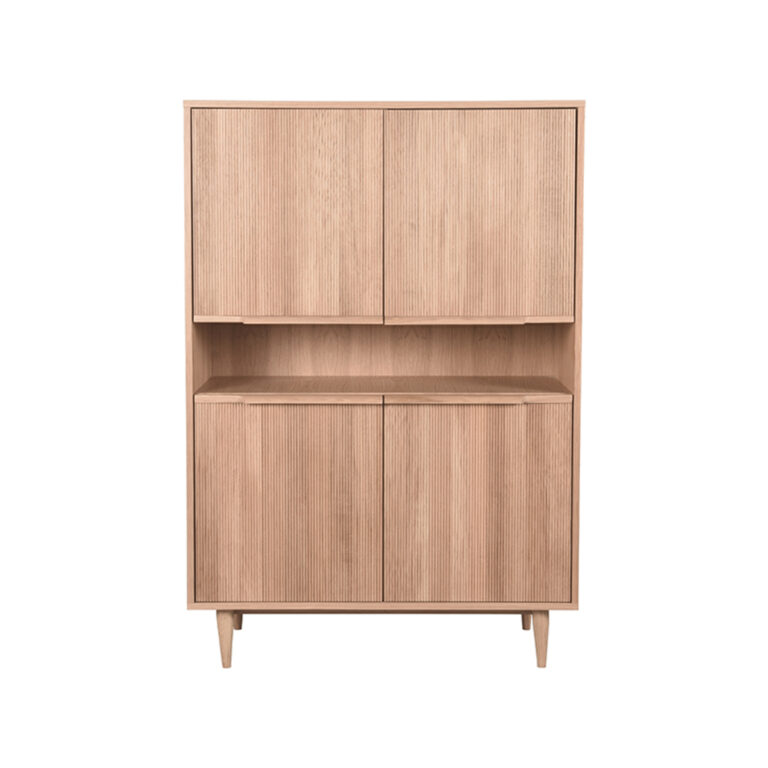 LABEL51 Bergkast Jule - Naturel - Eiken - Hoge Kast