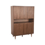 Hoge_Kast_Jule_110x49x158_Cm_Walnoot_Eikenhout_Perspectief