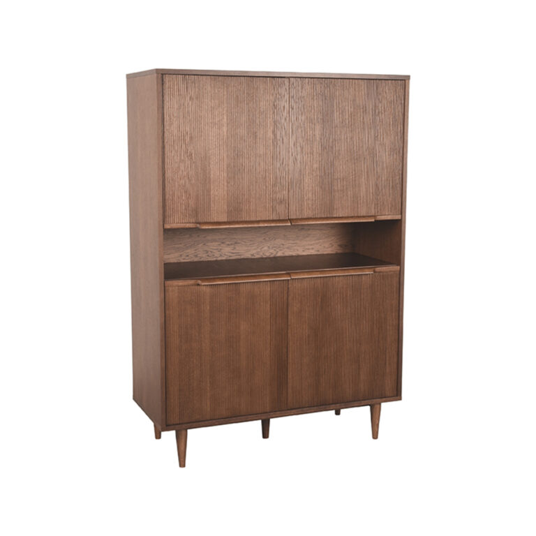 LABEL51 Armoire de rangement Jule - en noyer - en chêne - Armoire Haute