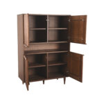 Hoge_Kast_Jule_110x49x158_Cm_Walnoot_Eikenhout_Perspectief2
