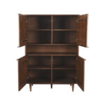 Hoge_Kast_Jule_110x49x158_Cm_Walnoot_Eikenhout_Voorkant2