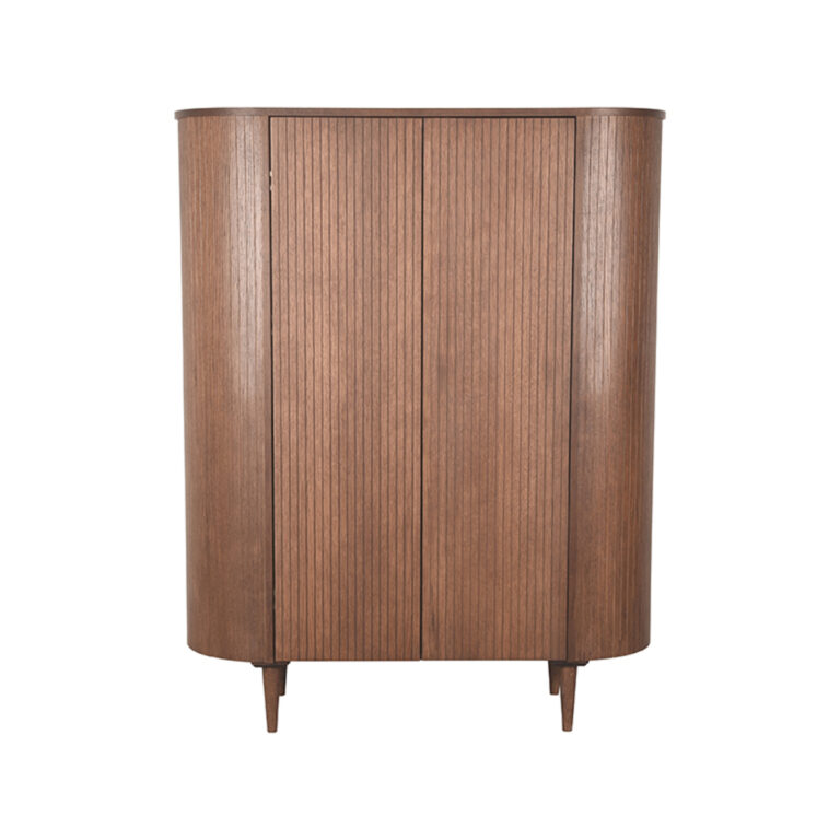 LABEL51 Bergkast Oliva - Walnoot - Eiken - Hoge Kast