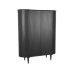 Hoge_Kast_Oliva_105x47x158_Cm_Zwart_Eikenhout_Perspectief