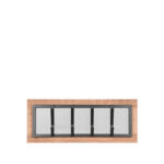 Kapstok_Crude_Naturel_Mangohout_Zwart_Metaal_75x11x30_cm_Voorkant